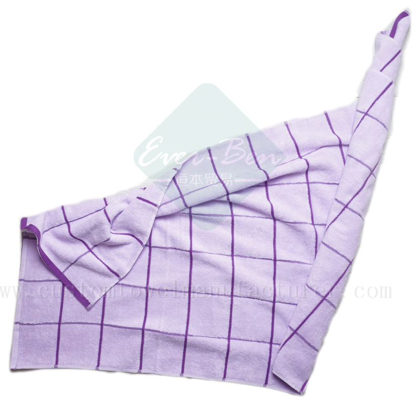 China EverBen Custom cotton brand towels factory ISO Audit Towels Factory